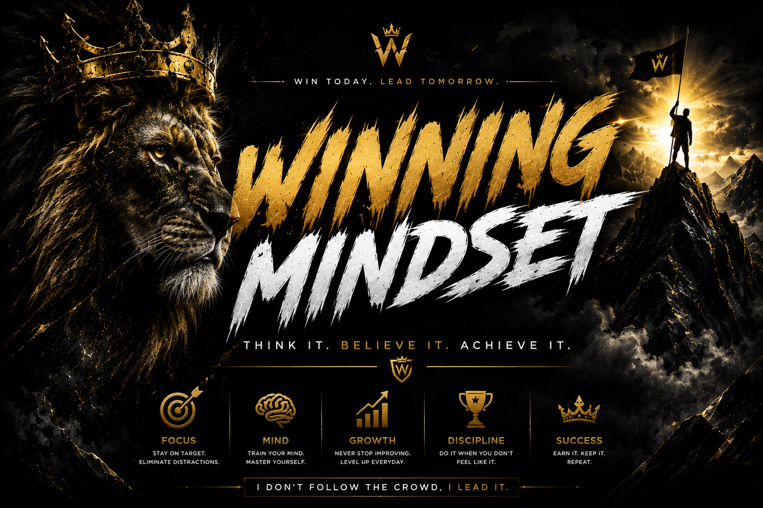 Wear the mindset. Become unstoppable