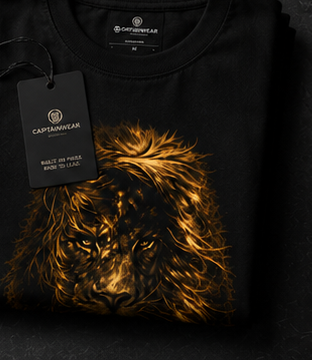 Roar Less Rule More Lion Graphic Unisex Standard Crew T-Shirt