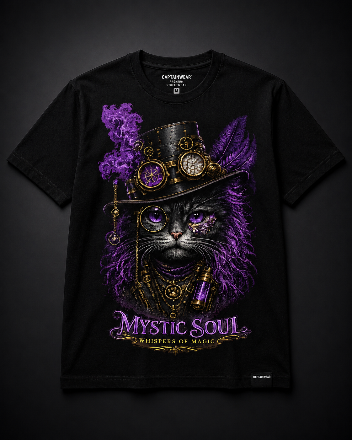 Mystic Soul – Purple Oracle | Premium Crew Neck T-Shirt