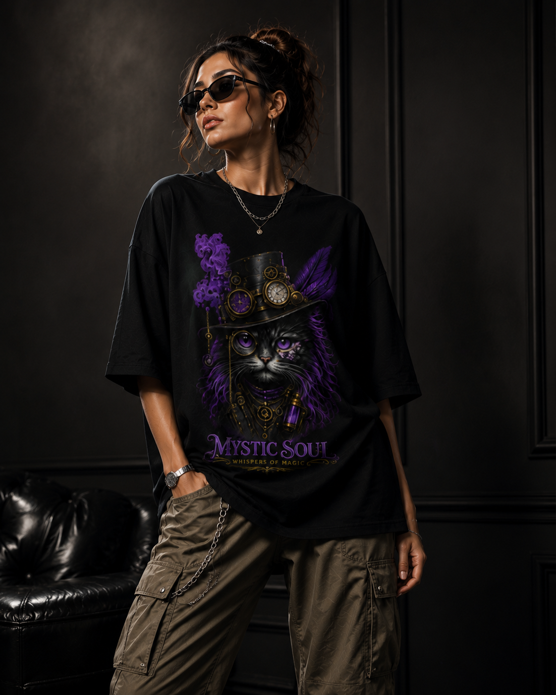 Mystic Soul – Whispers of Magic | Premium Oversized T-Shirt
