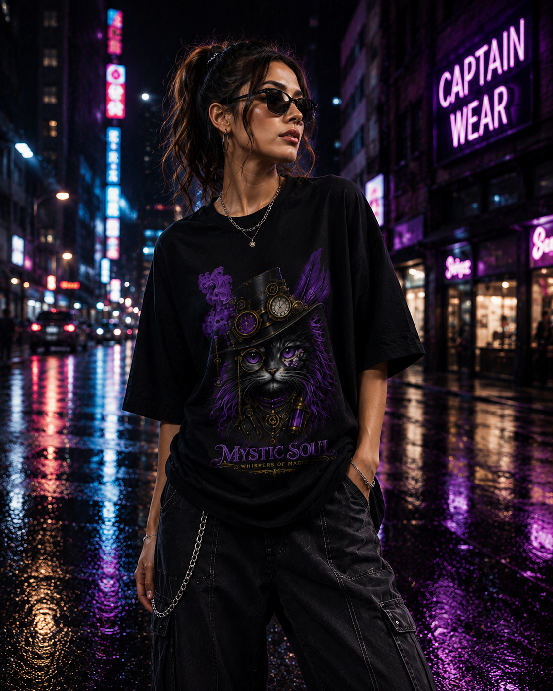 Mystic Soul – Whispers of Magic | Premium Oversized T-Shirt