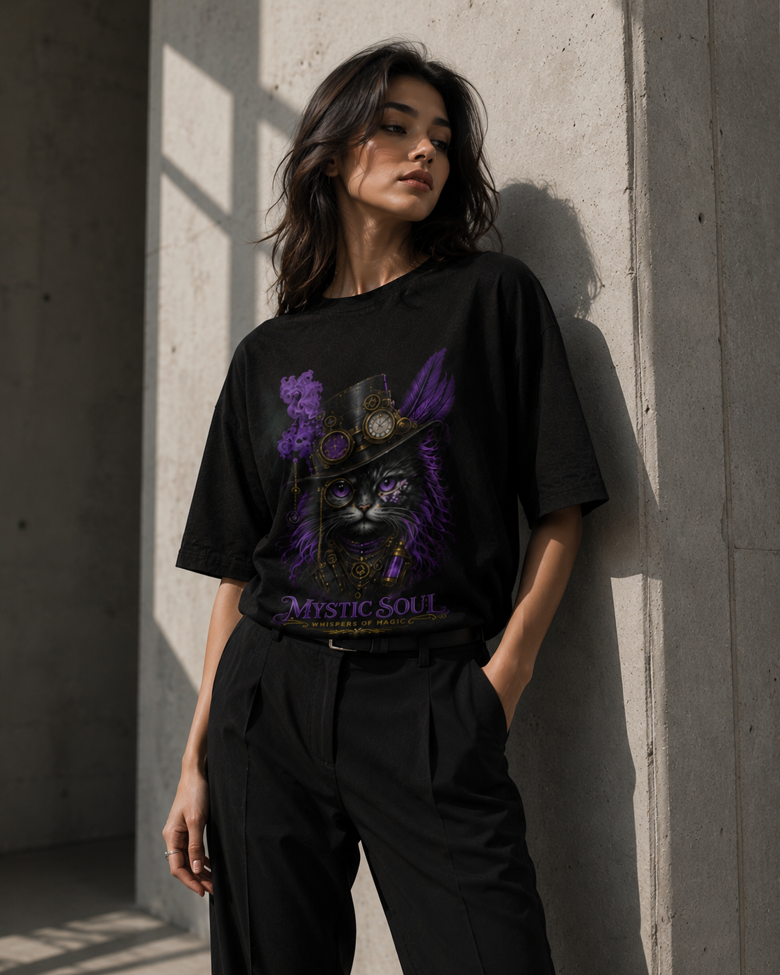 Mystic Soul – Whispers of Magic | Premium Oversized T-Shirt