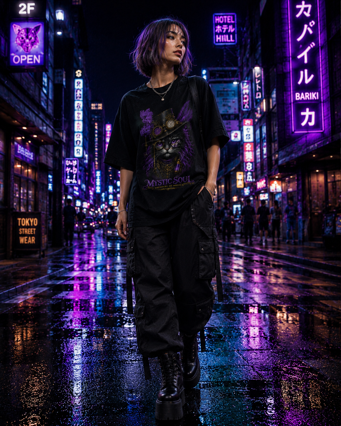 Mystic Soul – Whispers of Magic | Premium Oversized T-Shirt