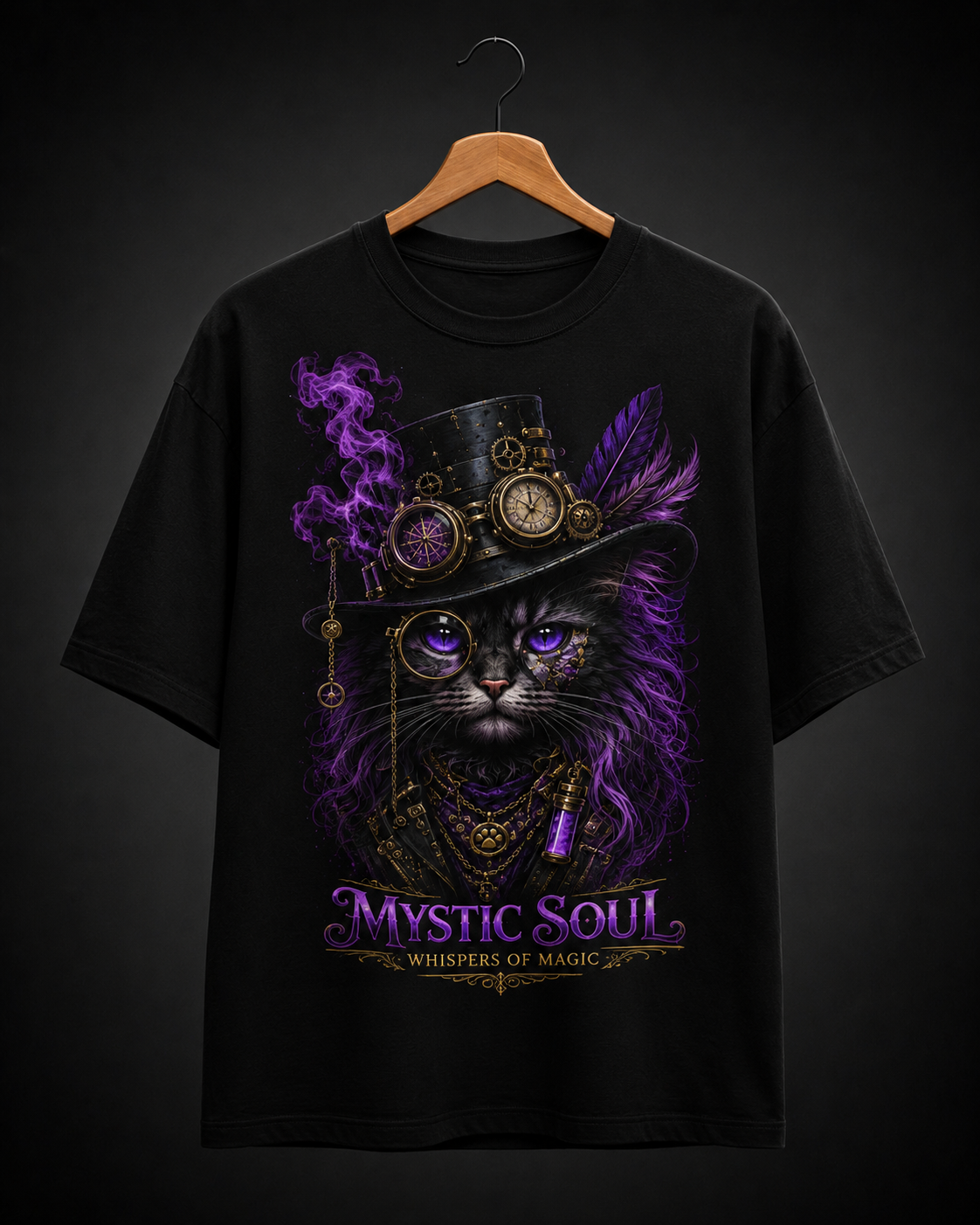 Mystic Soul – Whispers of Magic | Premium Oversized T-Shirt