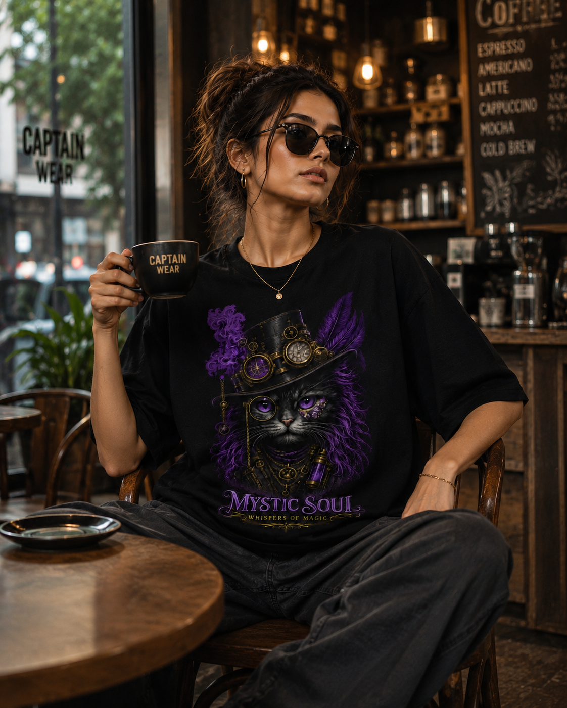 Mystic Soul – Whispers of Magic | Premium Oversized T-Shirt